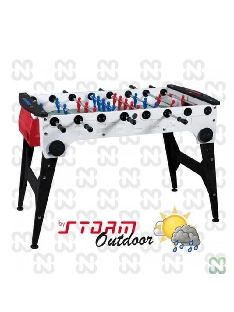 Art. L.F-3507-1 Fussballtisch "Trolley Foldy" wetterfest mit Teleskopstangen