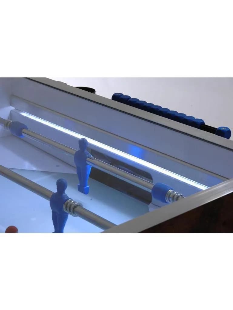 Art. A-4SLVSLED    Fussballtisch Garlando Olympic Silver LED Spielfeldbeleuchtung