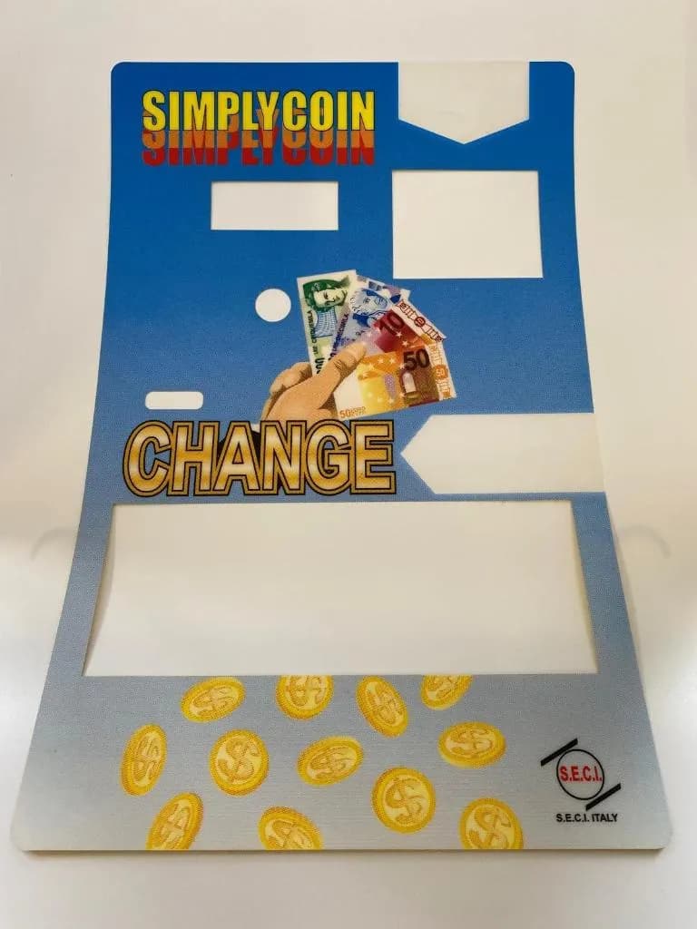Art. F5.15.01.COM-07   Klebfolie für Geldwechslerautomat Comestero Simplycoin
