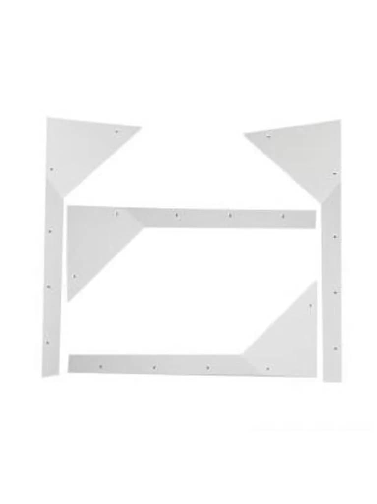 Art. F1.05.03.208SET   Spielfeldumrandung Roberto Sport  Traditional Weiss