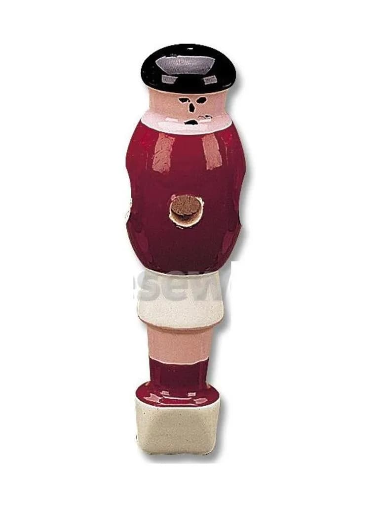 Art. F2.03.01.6022R    Kickerfiguren Kickerpuppen Holz Rot