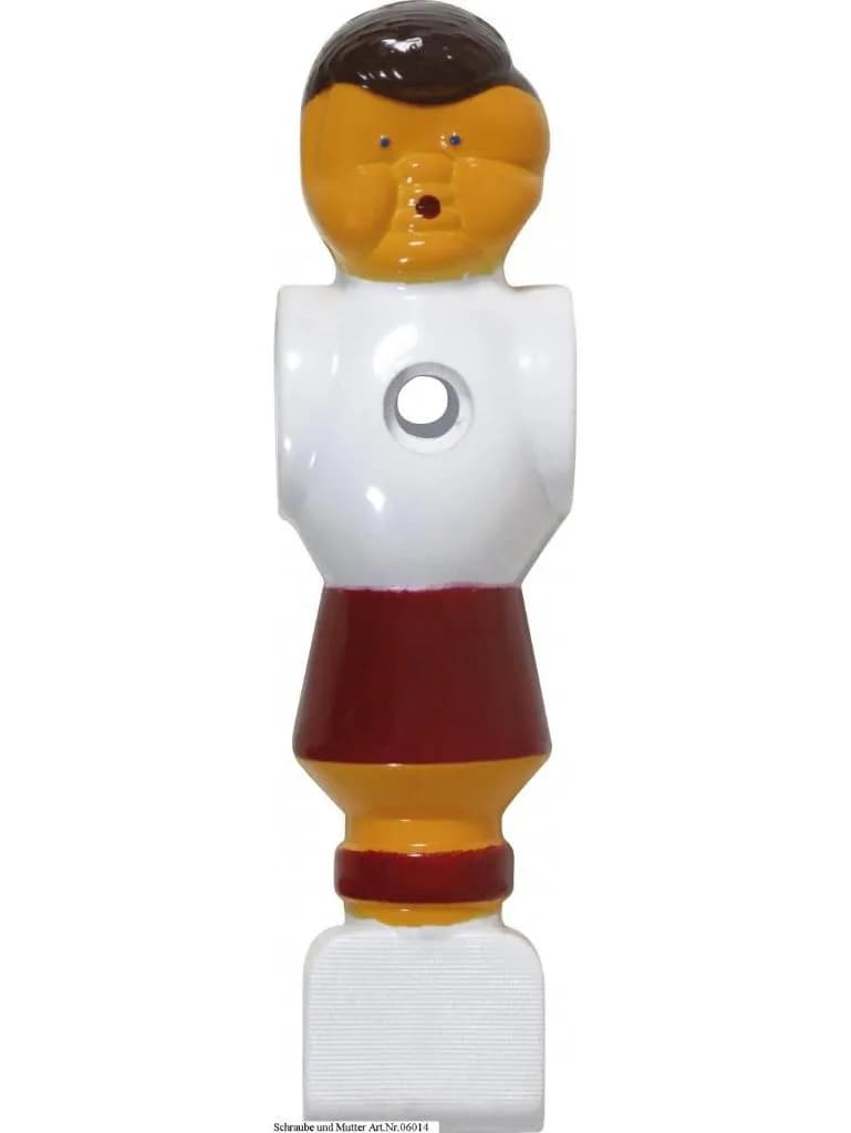 Art. F2.03.01.6032R    Kickerfiguren Kickerpuppen PVC Rot 16 mm