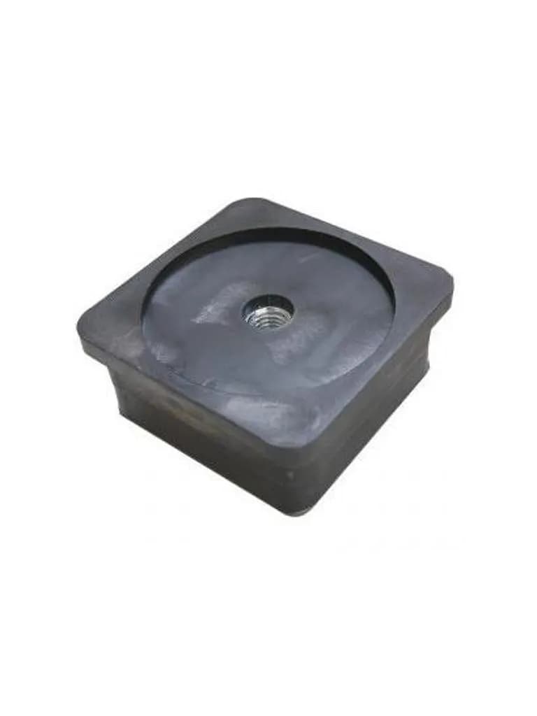 Art. F3.03.01.2118   Roberto Sport  Gummipuffer 80x80mm mit Stellfuss