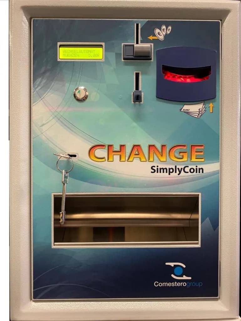 Art. COM00114    Geldwechsler-Automat Comestero SimplyCoin, Single Auszahlung