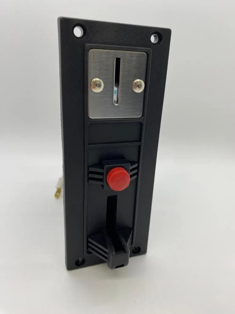 Art. B3.F6-1A Münzprüfer mechanisch B-300 F6 I 60x152mm mit Sperrspule