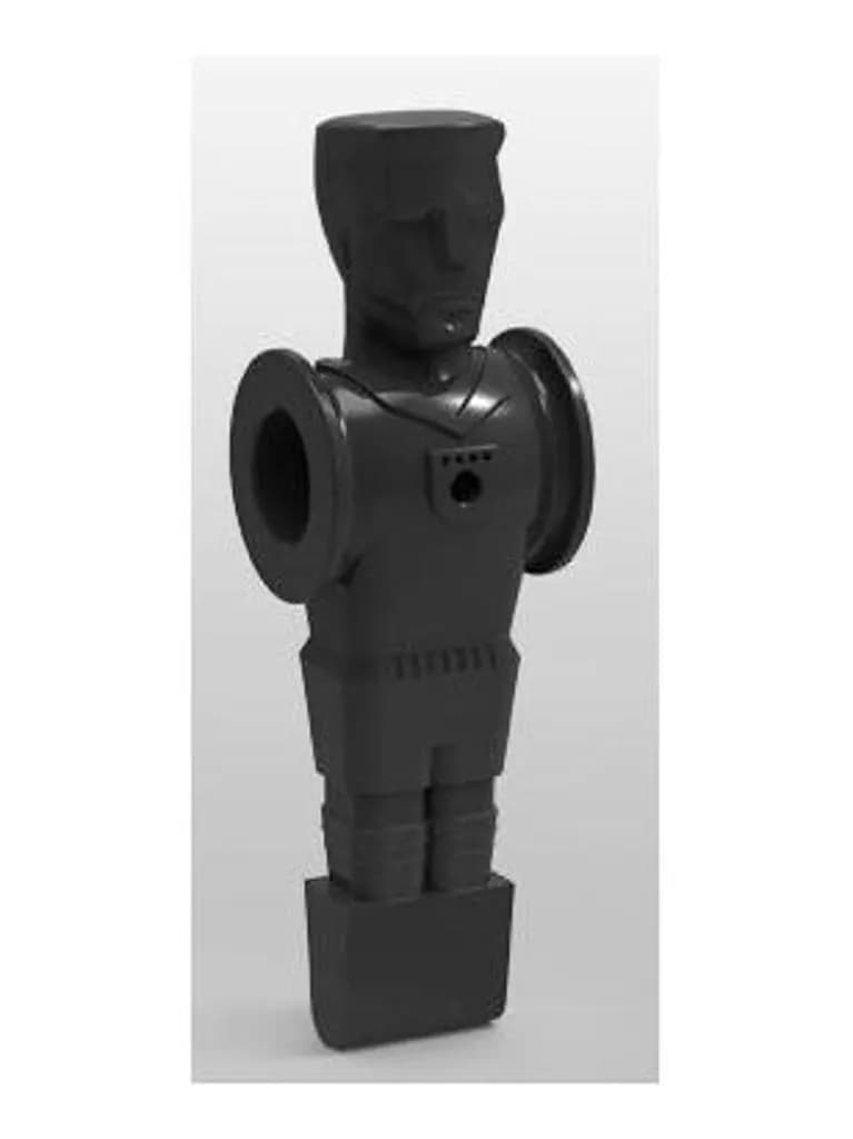 Art. F2.03.05.P40S Kickerfiguren Kickerpuppen Ullrich mit Gewicht Schwarz